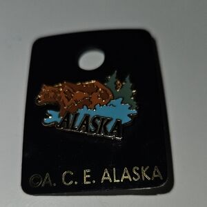 Alaska Bear Lapel Pin Ace Alaska